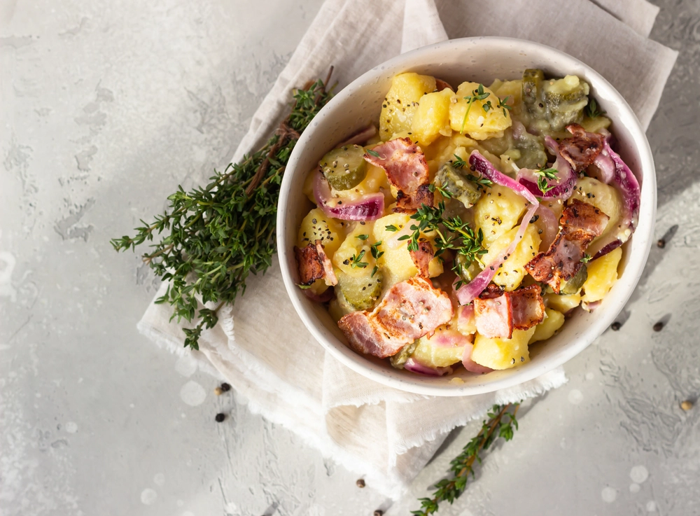 Baby Potato and Crispy Bacon Salad