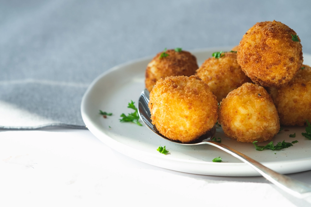 Hot Smoked Salmon Arancini