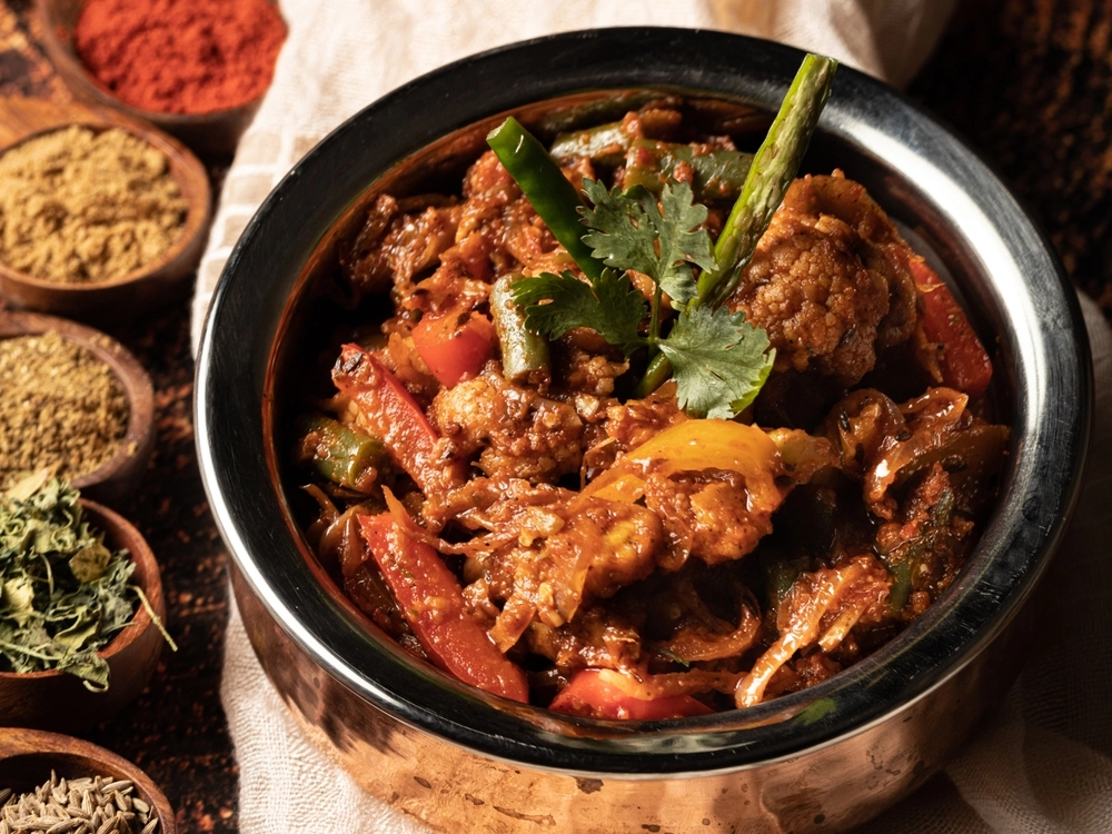 Lamb Jalfrezi with Cauliflower Rice